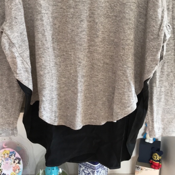 FUNKTIONAL Black Gray Dual Media Hi Lo Top - Picture 6 of 11